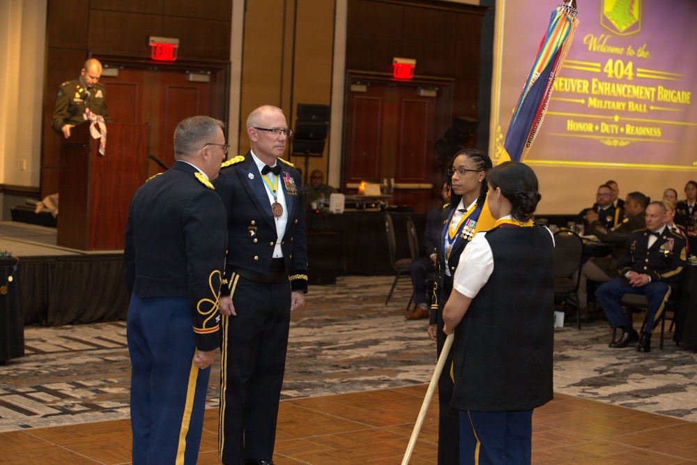 404th Maneuver Enhancement Brigade conducts Change of Command during Brigade Ball