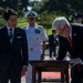 Japan Minister of Defence and Commander, U.S. Pacific Fleet visit Punchbowl Cemetery