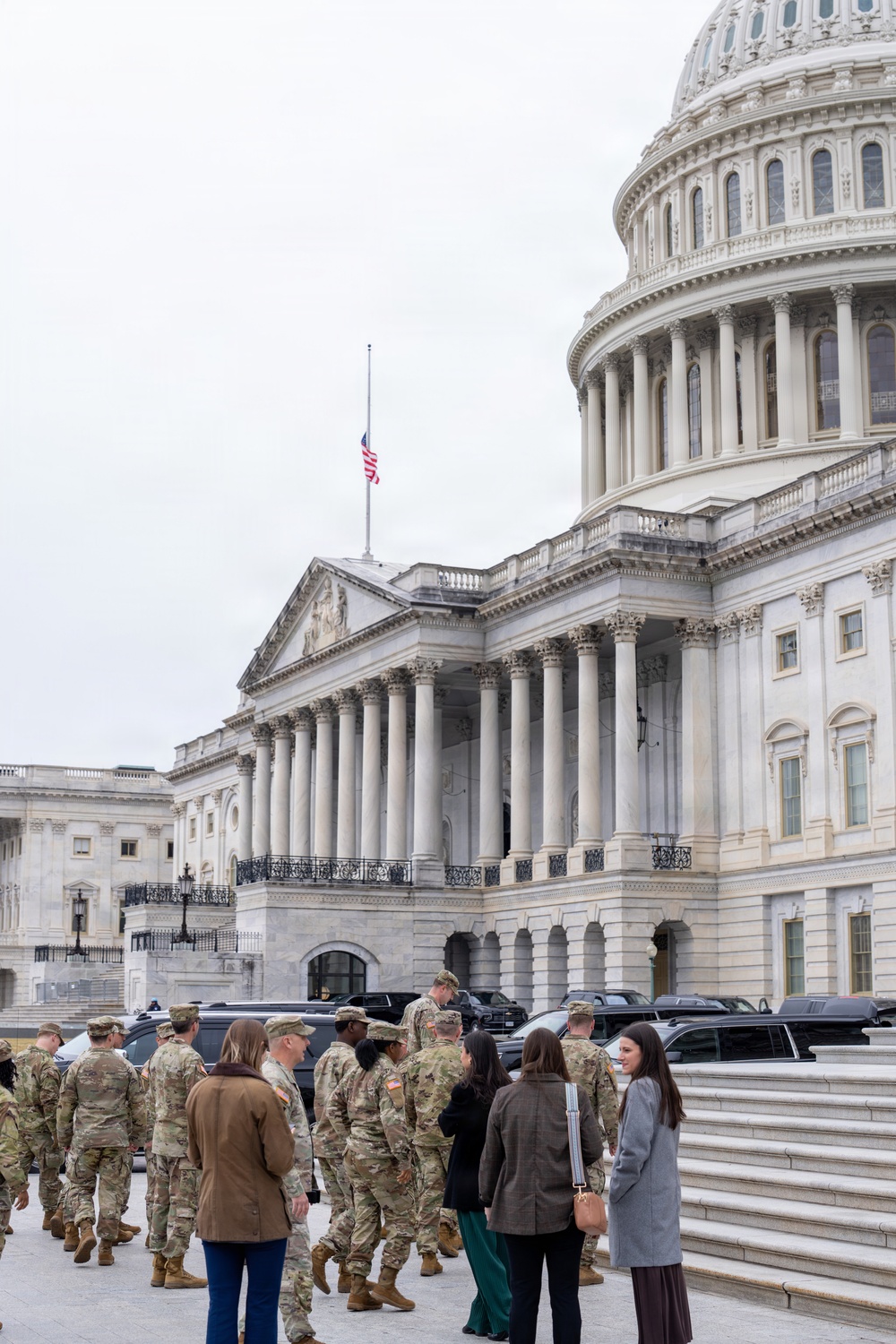 Alabama Guardsmen Meet Sen. Britt, Earn Promotions While Serving in D.C.