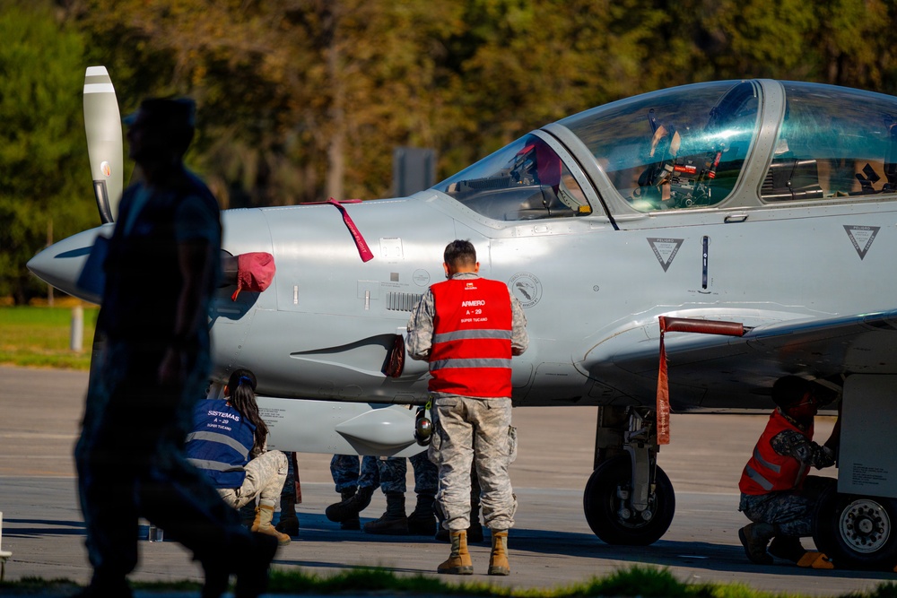 F-22 Raptor Aerial Demonstration Team performs at FIDAE 2024