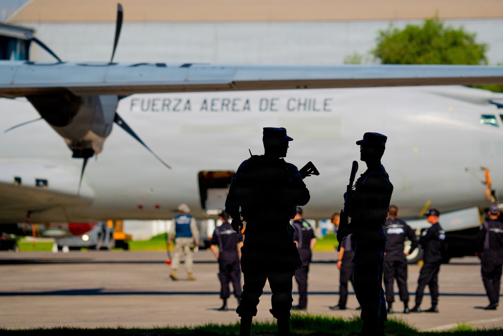 F-22 Raptor Aerial Demonstration Team performs at FIDAE 2024