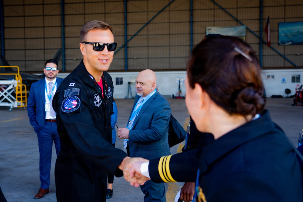 F-22 Raptor Aerial Demonstration Team performs at FIDAE 2024