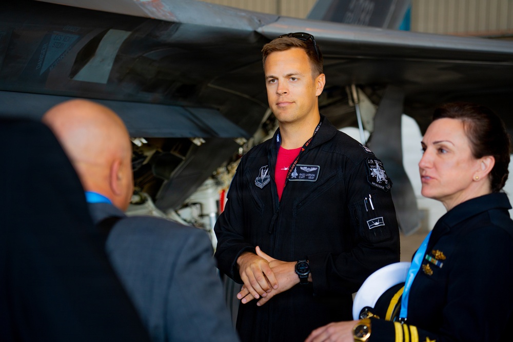 F-22 Raptor Aerial Demonstration Team performs at FIDAE 2024