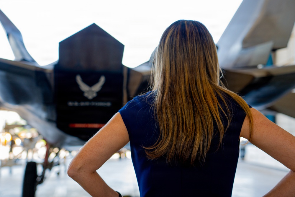 F-22 Raptor Aerial Demonstration Team performs at FIDAE 2024