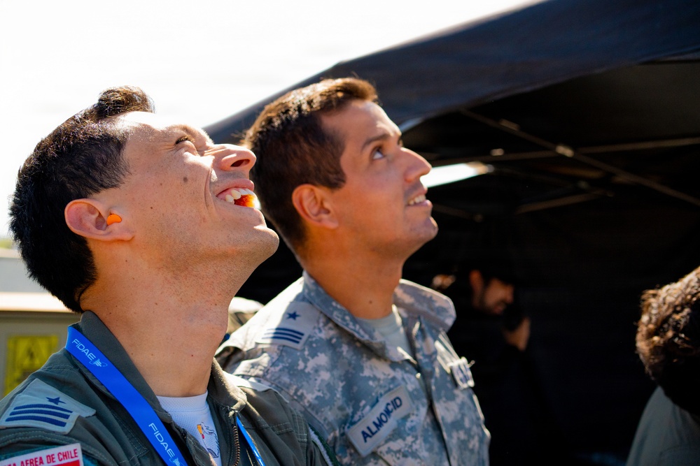 F-22 Raptor Aerial Demonstration Team performs at FIDAE 2024