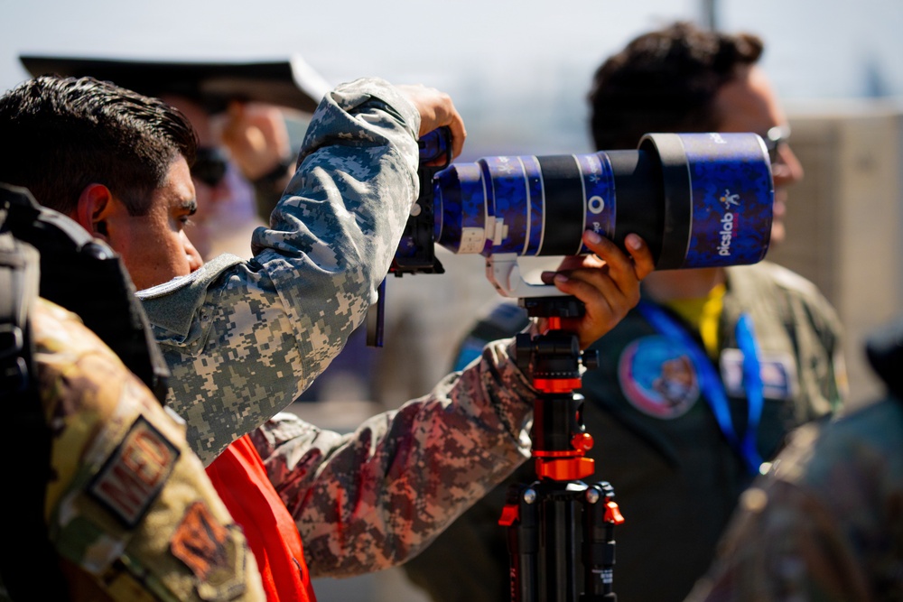 F-22 Raptor Aerial Demonstration Team performs at FIDAE 2024