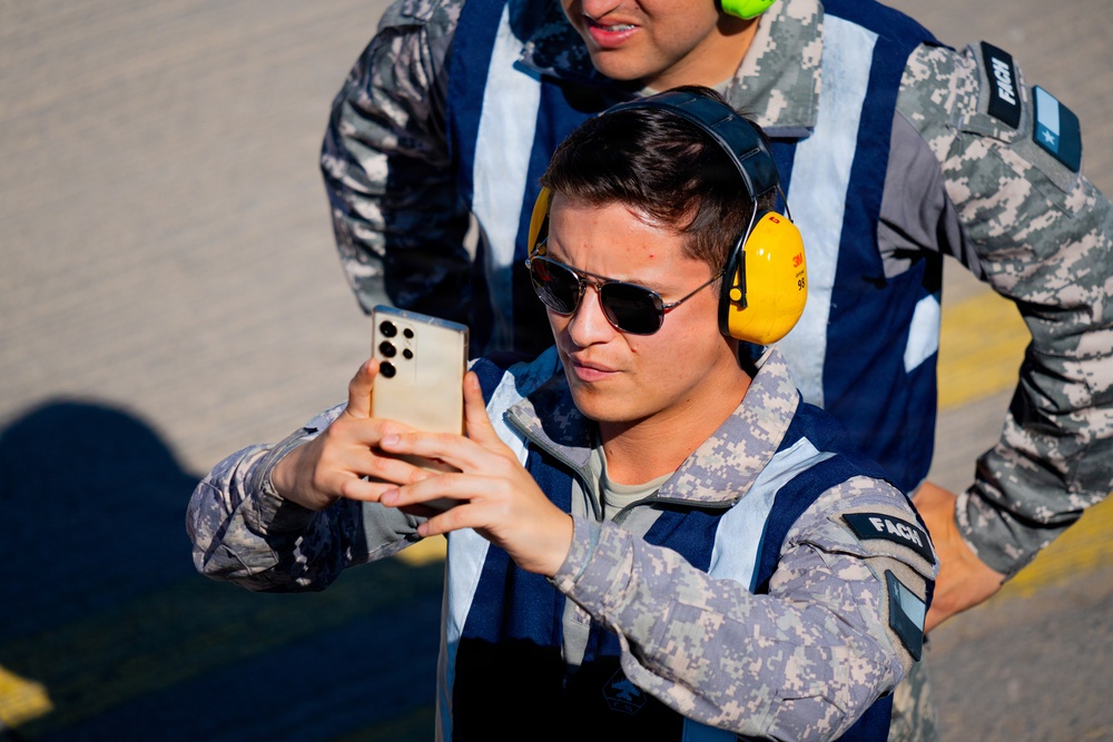 F-22 Raptor Aerial Demonstration Team performs at FIDAE 2024