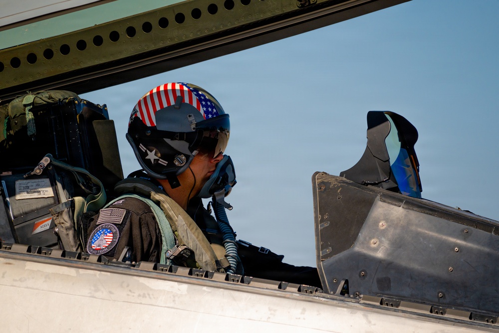 F-22 Raptor Aerial Demonstration Team performs at FIDAE 2024