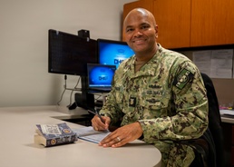 Master Chief Religious Program Specialist Christopher Johnson Environmental Portrait