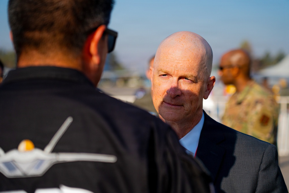 F-22 Raptor Aerial Demonstration Team performs at FIDAE 2024