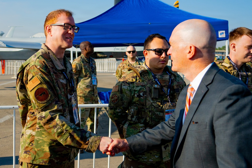 F-22 Raptor Aerial Demonstration Team performs at FIDAE 2024