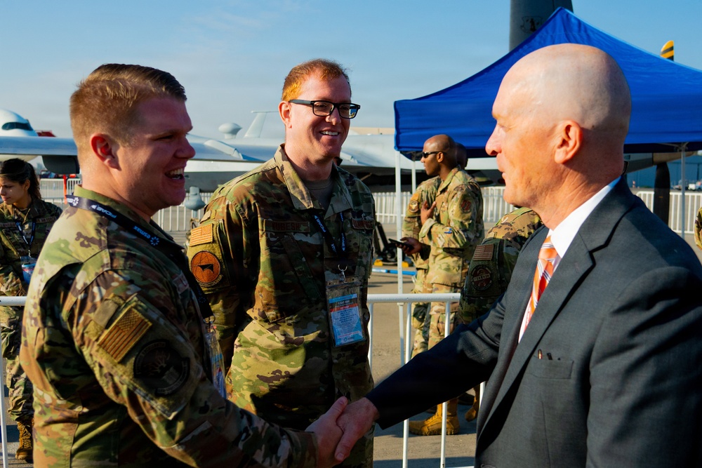F-22 Raptor Aerial Demonstration Team performs at FIDAE 2024