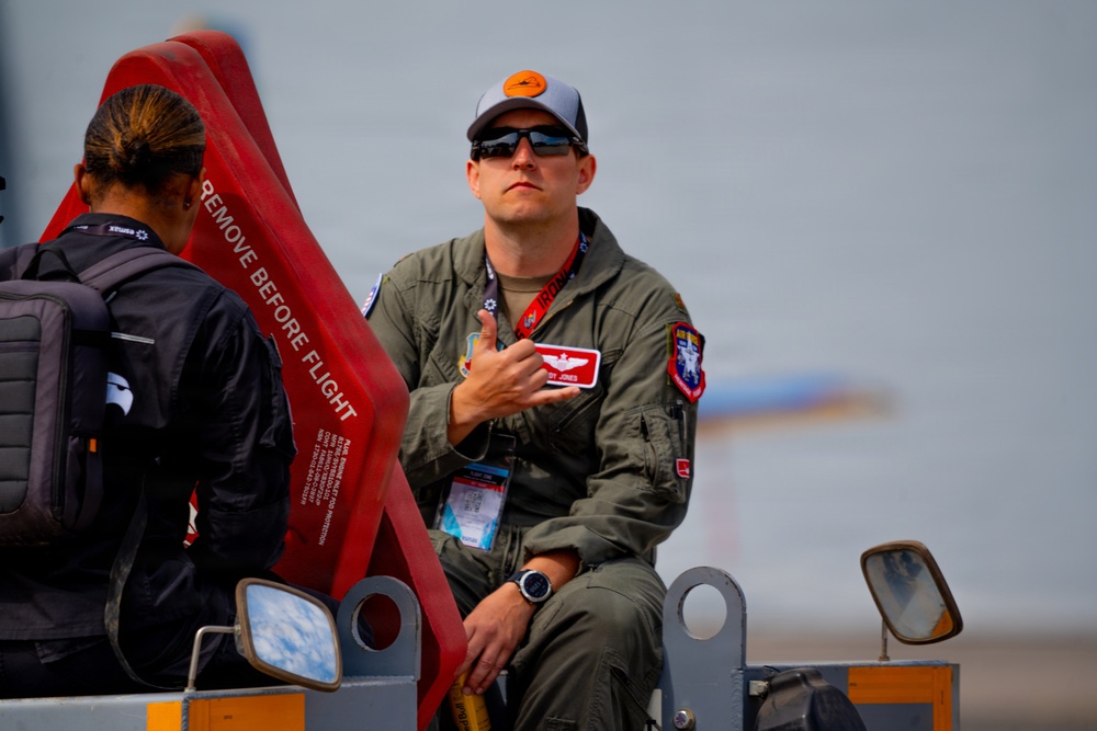 F-22 Raptor Aerial Demonstration Team performs at FIDAE 2024