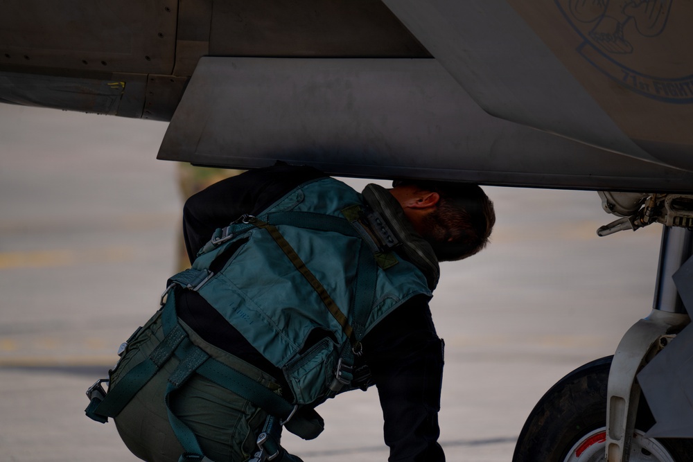 F-22 Raptor Aerial Demonstration Team performs at FIDAE 2024