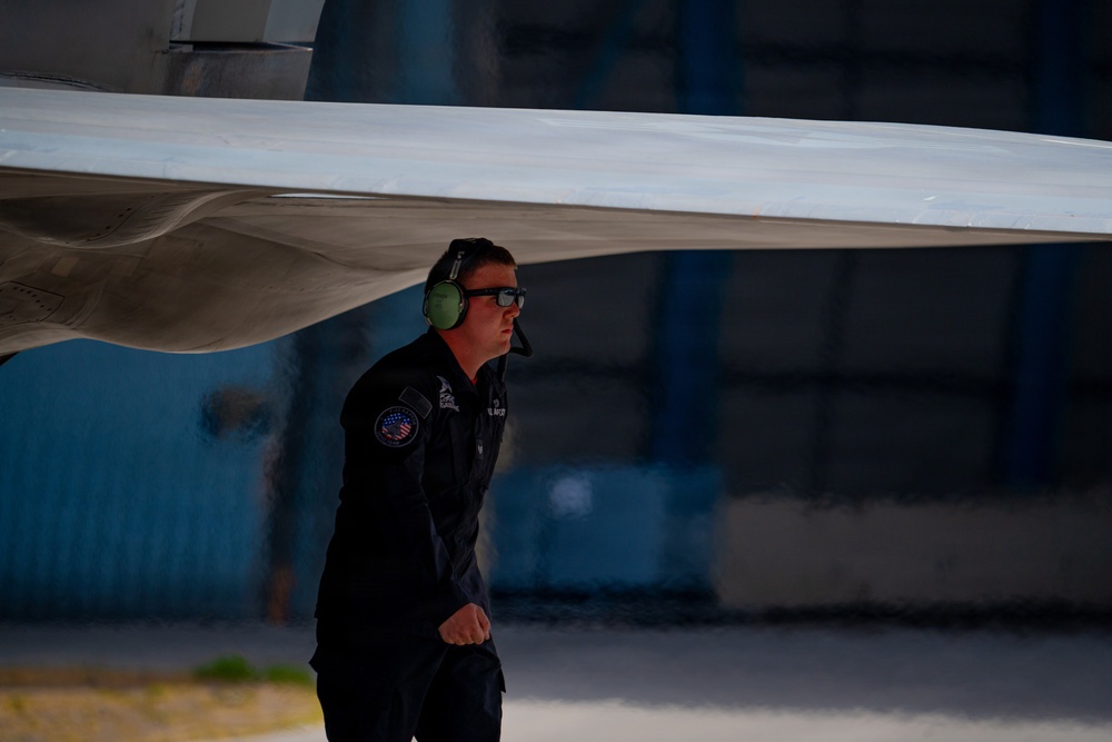 F-22 Raptor Aerial Demonstration Team performs at FIDAE 2024