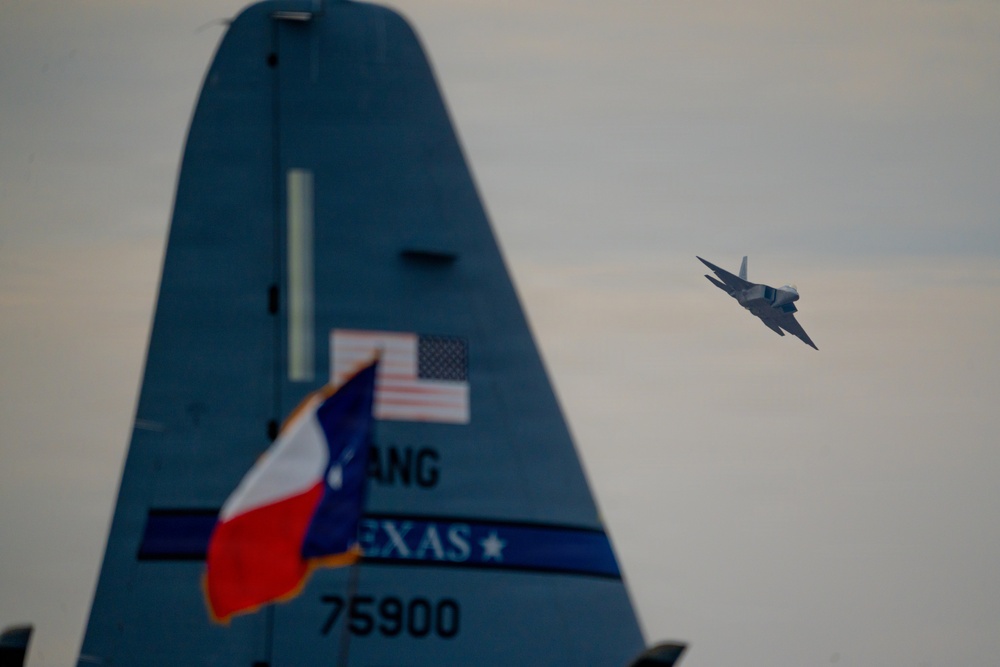 F-22 Raptor Aerial Demonstration Team performs at FIDAE 2024