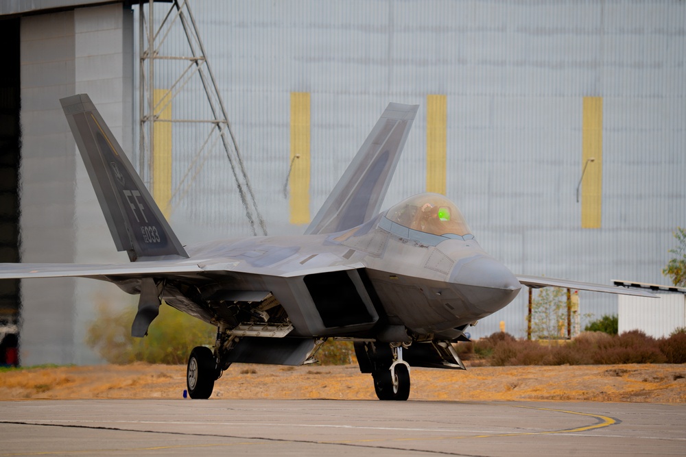 F-22 Raptor Aerial Demonstration Team performs at FIDAE 2024