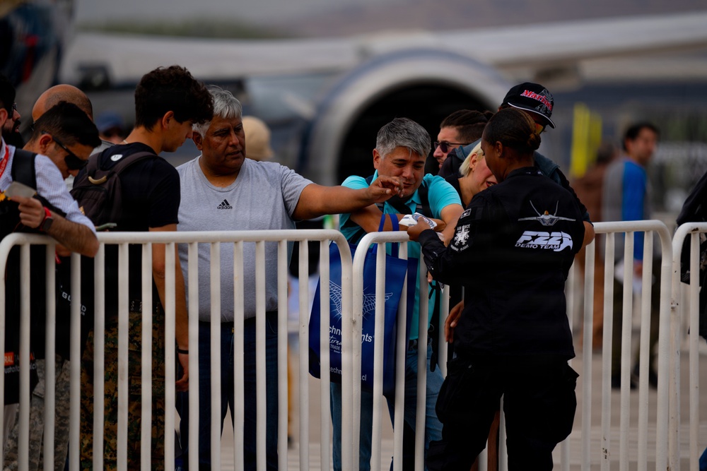 F-22 Raptor Aerial Demonstration Team performs at FIDAE 2024