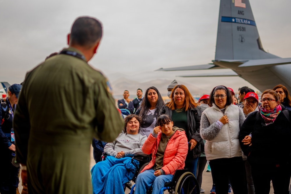 F-22 Raptor Aerial Demonstration Team performs at FIDAE 2024