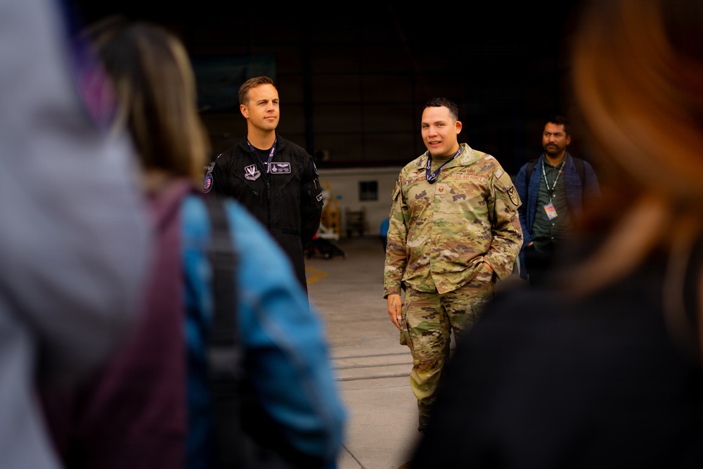 F-22 Raptor Aerial Demonstration Team performs at FIDAE 2024