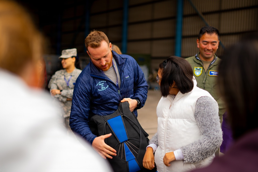 F-22 Raptor Aerial Demonstration Team performs at FIDAE 2024