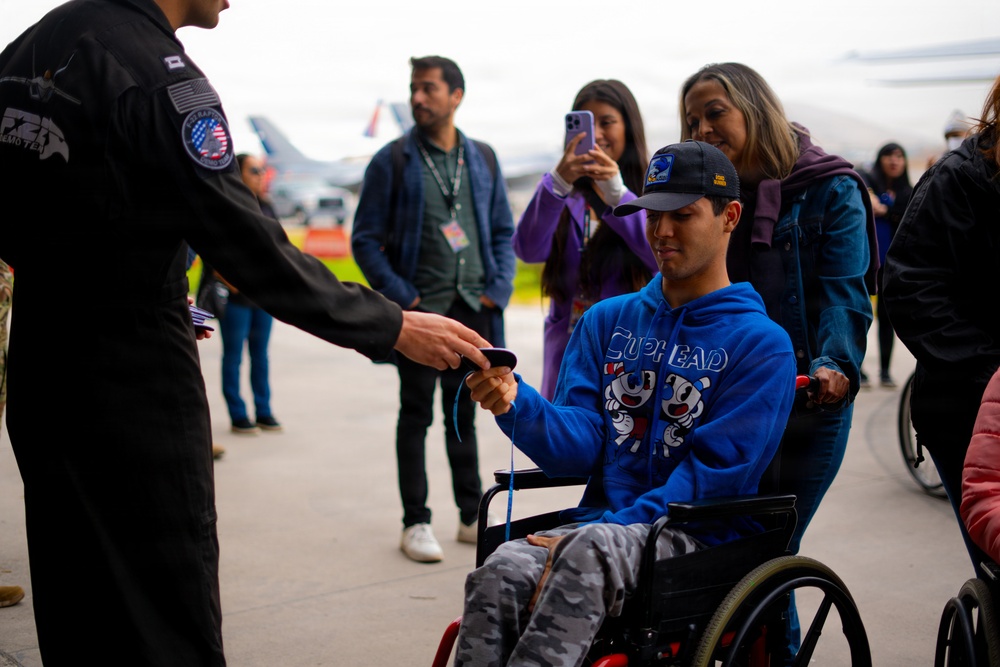 F-22 Raptor Aerial Demonstration Team performs at FIDAE 2024