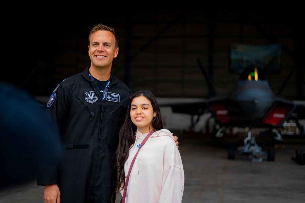 F-22 Raptor Aerial Demonstration Team performs at FIDAE 2024