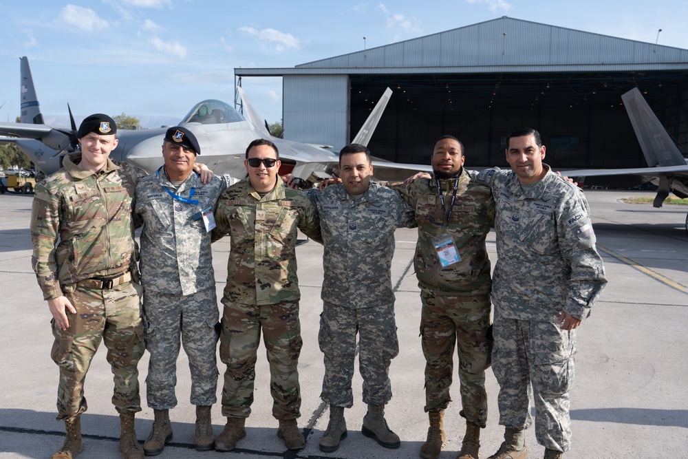 F-22 Raptor Aerial Demonstration Team performs at FIDAE 2024