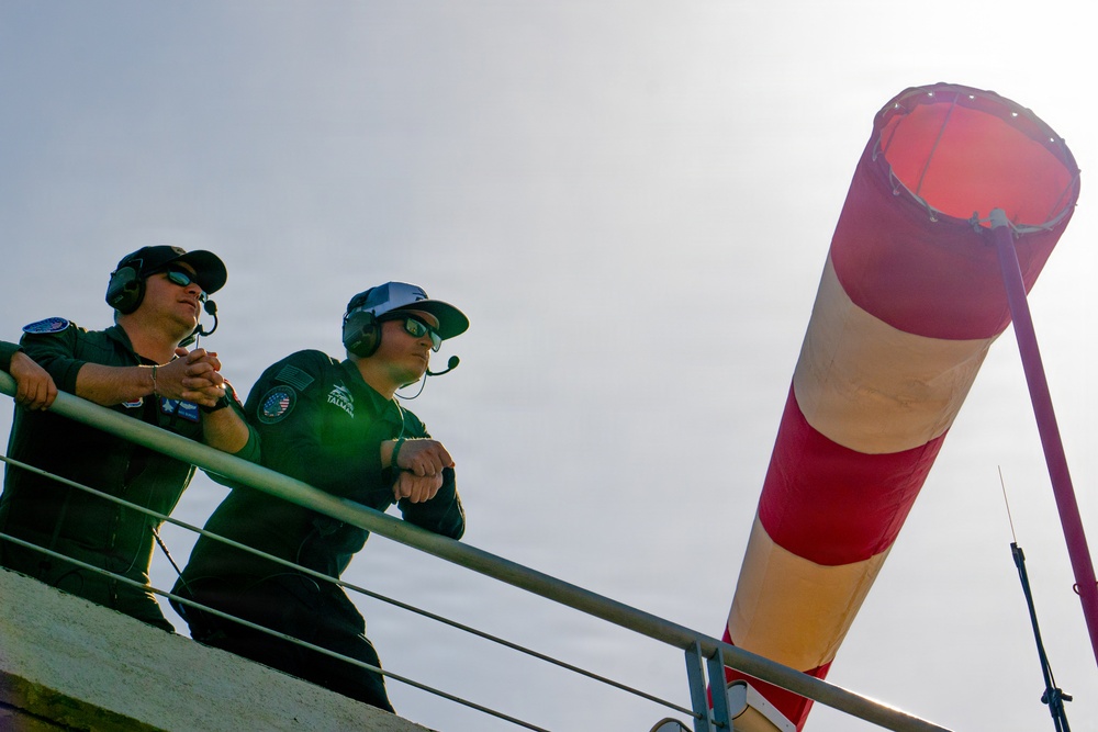 F-22 Raptor Aerial Demonstration Team performs at FIDAE 2024