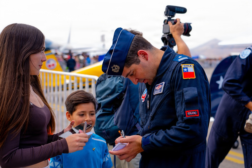 F-22 Raptor Aerial Demonstration Team performs at FIDAE 2024