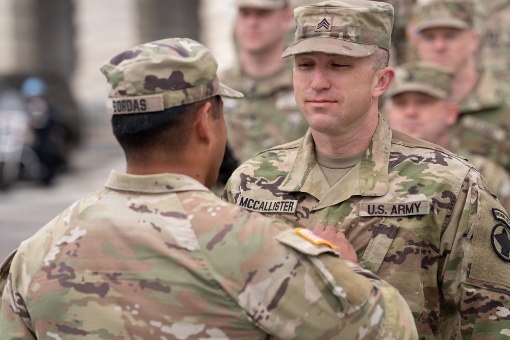Alabama Guardsmen Meet Sen. Britt, Earn Promotions While Serving in D.C.