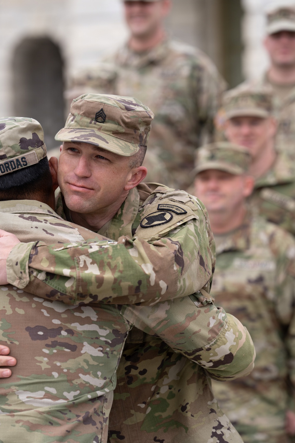 Alabama Guardsmen Meet Sen. Britt, Earn Promotions While Serving in D.C.