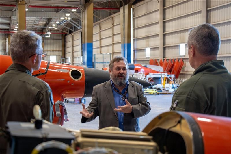 Rossi visits China Lake and Point Mugu