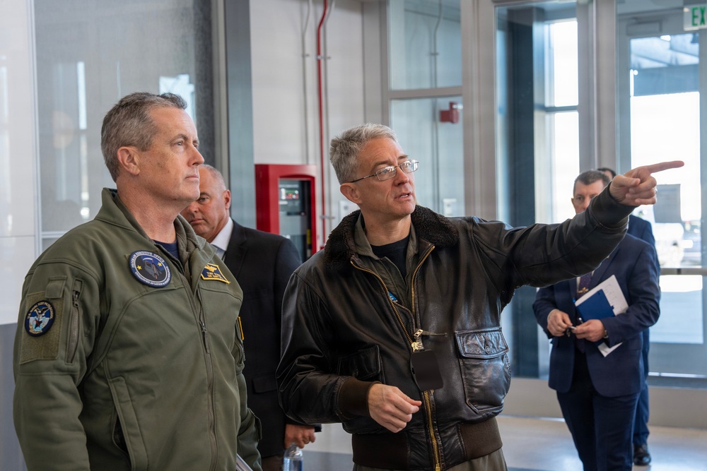 Rossi visits China Lake and Point Mugu