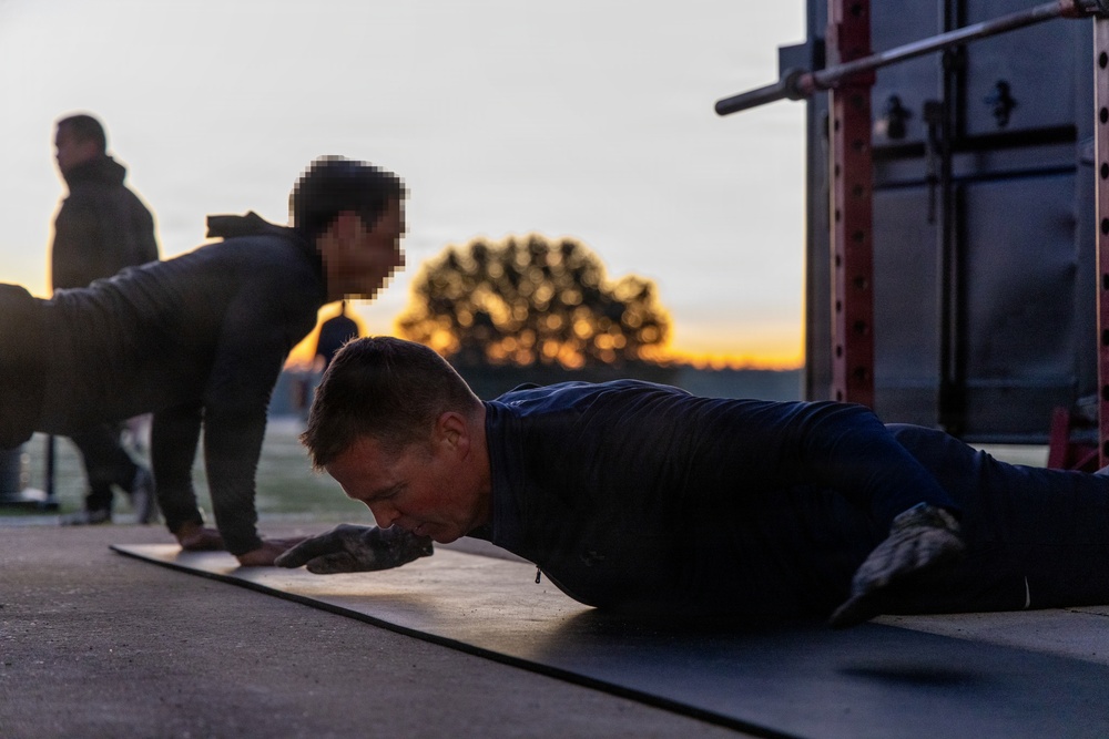 Rear Admiral Schafer visits the Red Empire