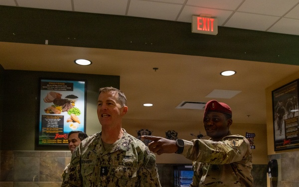 Rear Admiral Schafer visits the Red Empire