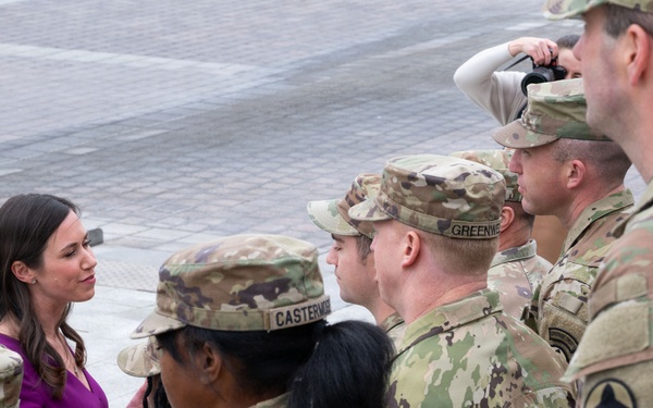 Alabama Senator Katie Britt Visits D.C. Joint Task Force