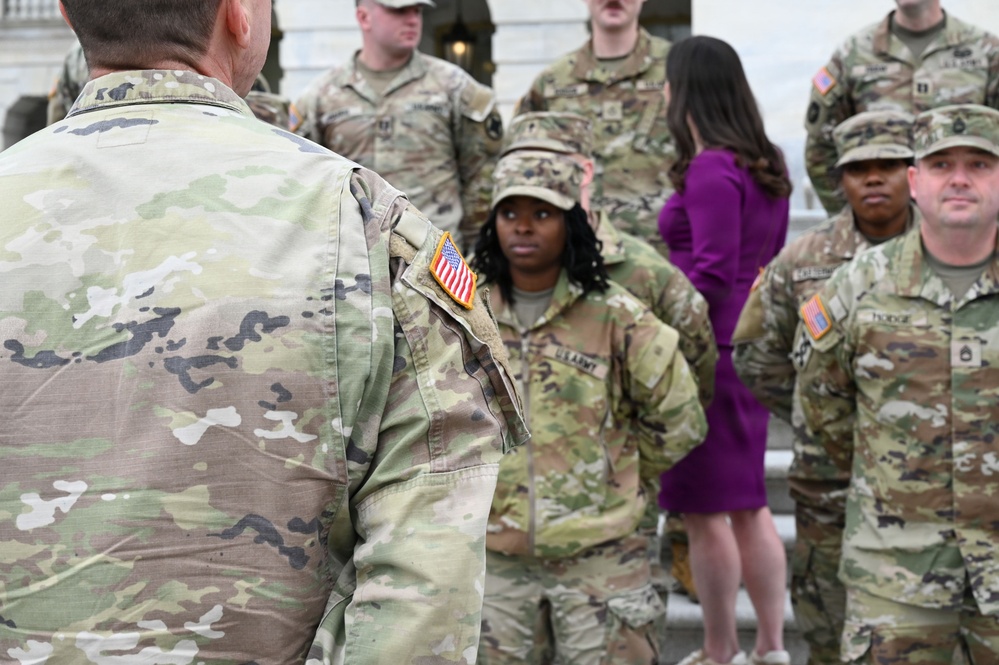 Alabama Senator Katie Britt Visits D.C. Joint Task Force