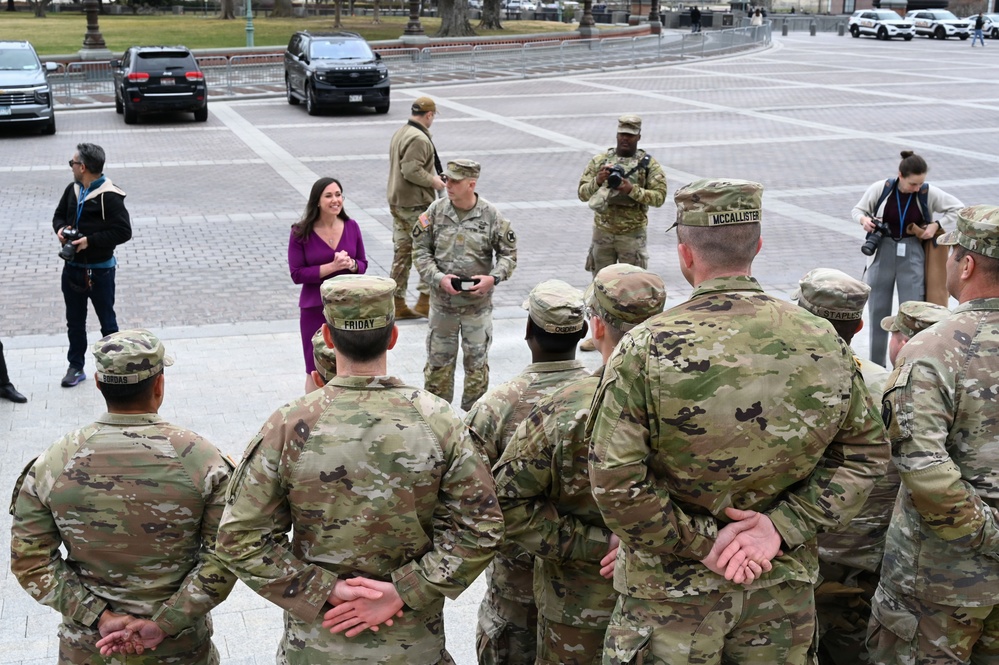 Alabama Senator Katie Britt Visits D.C. Joint Task Force
