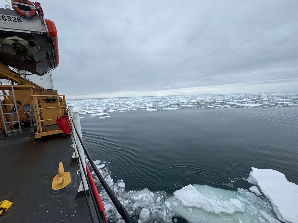 USCGC Polar Star (WAGB 10) begins ice breaking for Operation Deep Freeze 2026
