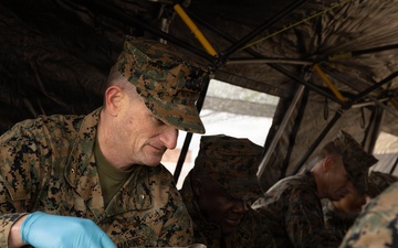 U.S. Marine Corps reservists showcase teamwork while competing for the Major General William Pendleton Thompson Hill Food Service Award