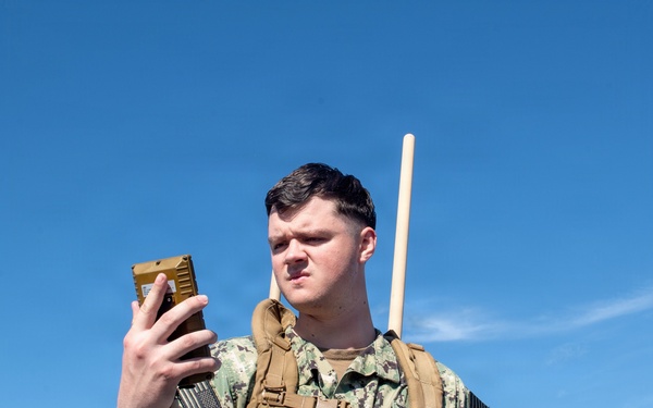 USS Theodore Roosevelt Sailor Operates Radar Equipment