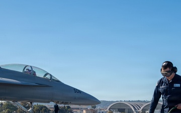 USS Theodore Roosevelt Sailor Cleans Padeyes