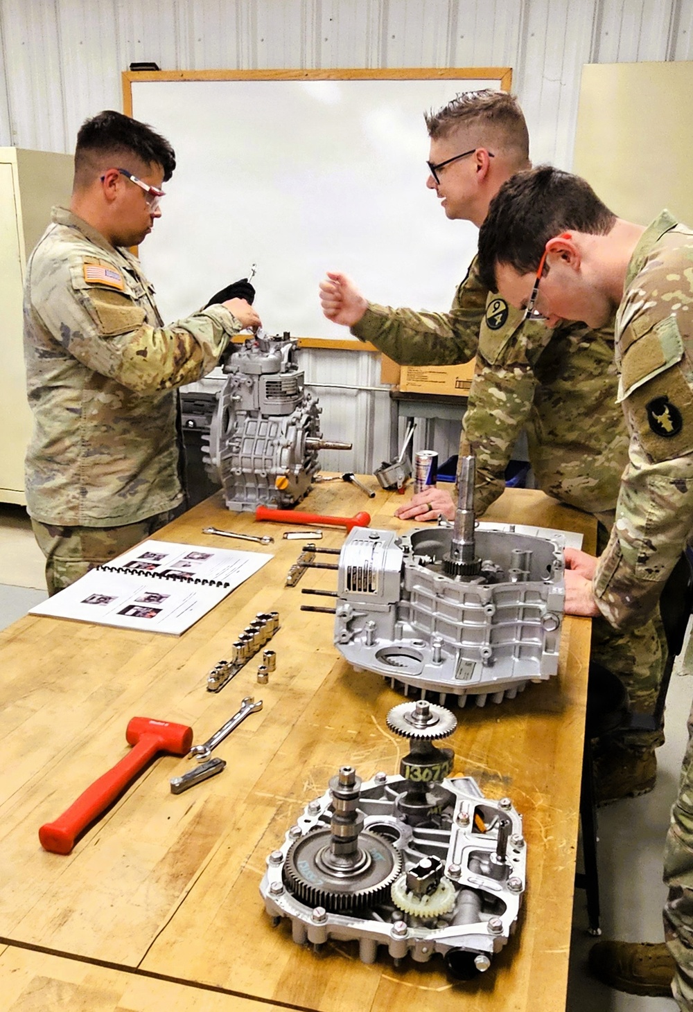Soldiers train to earn 91J MOS at RTS-Maintenance at Fort McCoy