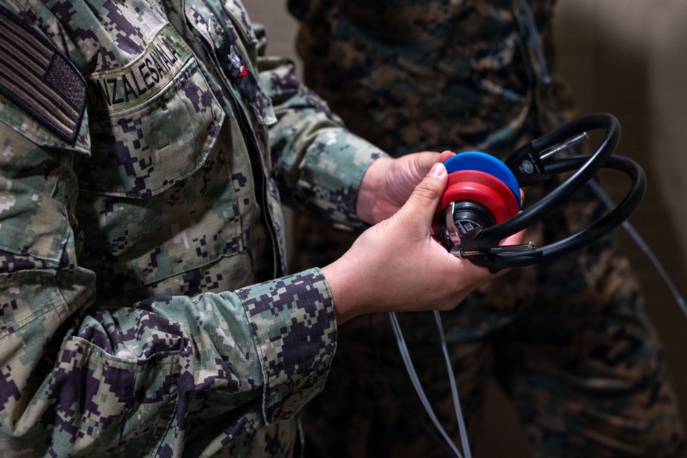 Camp Blaz corpsmen conduct on the job training to increase Camp Blaz capabilities