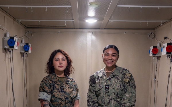 Camp Blaz corpsmen conduct on the job training to increase Camp Blaz capabilities