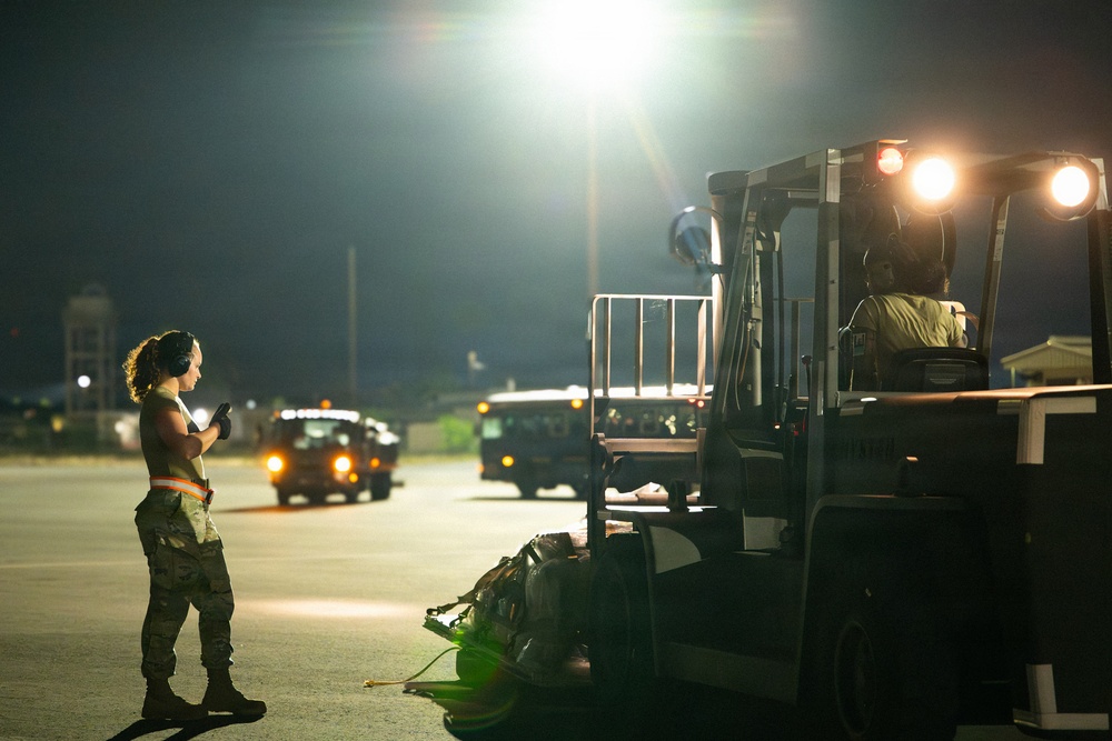 Sentry Aloha 26-1: How Air Transportation Specialist Taylor Hazen moves the mission, one cargo load at a time