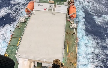 U.S. Navy, U.S. Coast Guard coordinate to evacuate ill mariner from cable-laying vessel off Guam