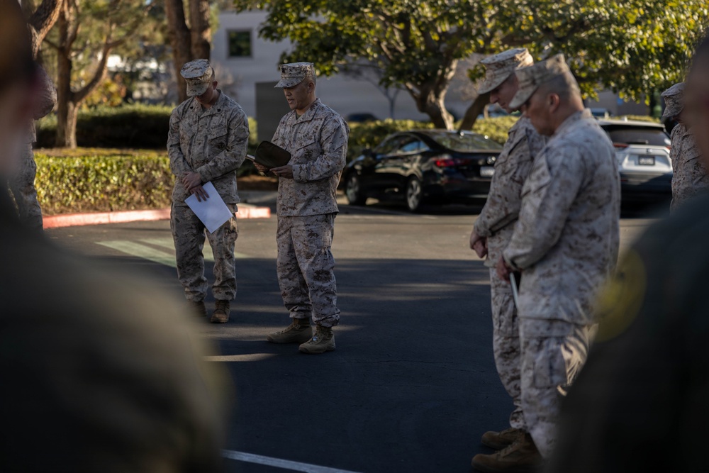 3rd Bn., 4th Marines transfers authority to 2nd Bn., 1st Marines