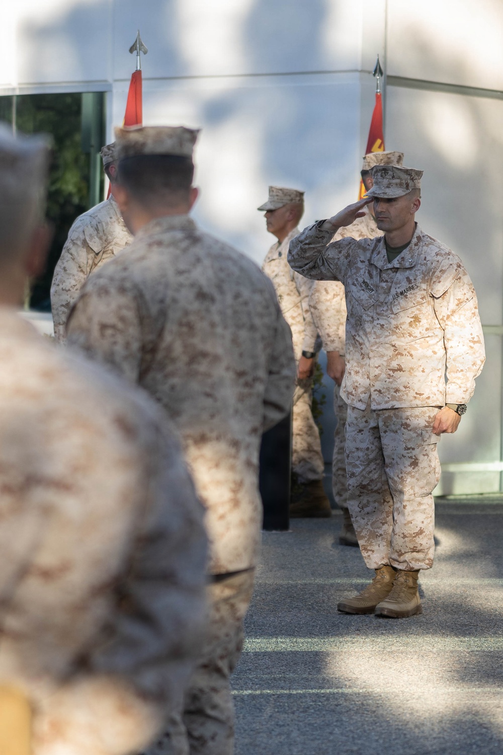 3rd Bn., 4th Marines transfers authority to 2nd Bn., 1st Marines